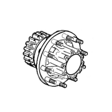 Ступица передняя Volvo FM, FH, FE, FL, FMX, ; Renault Premium, Magnum