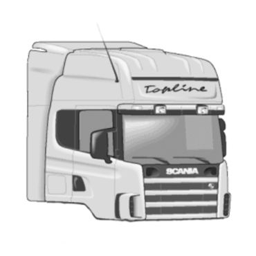 Кабина CR19 Top line Scania 4 series