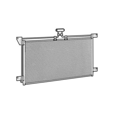 Konditsioneeri radiaator Scania 4 series